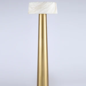 ECOJAS High Quality Detail Processing Alabaster Floor Lamp for Villa Hotel Guest Room Decoration Lighting