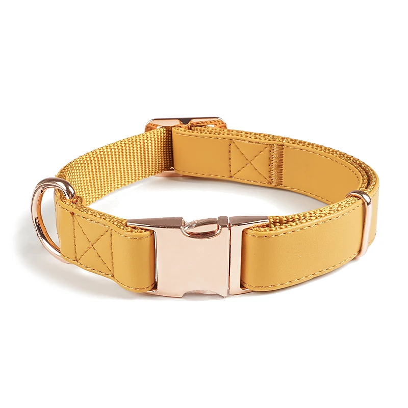 2022 Dog Short Leashes Leather Dog Collar And Leash Pet Accessories