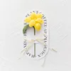 Blooming tulips-yellow-send transparent tote bag