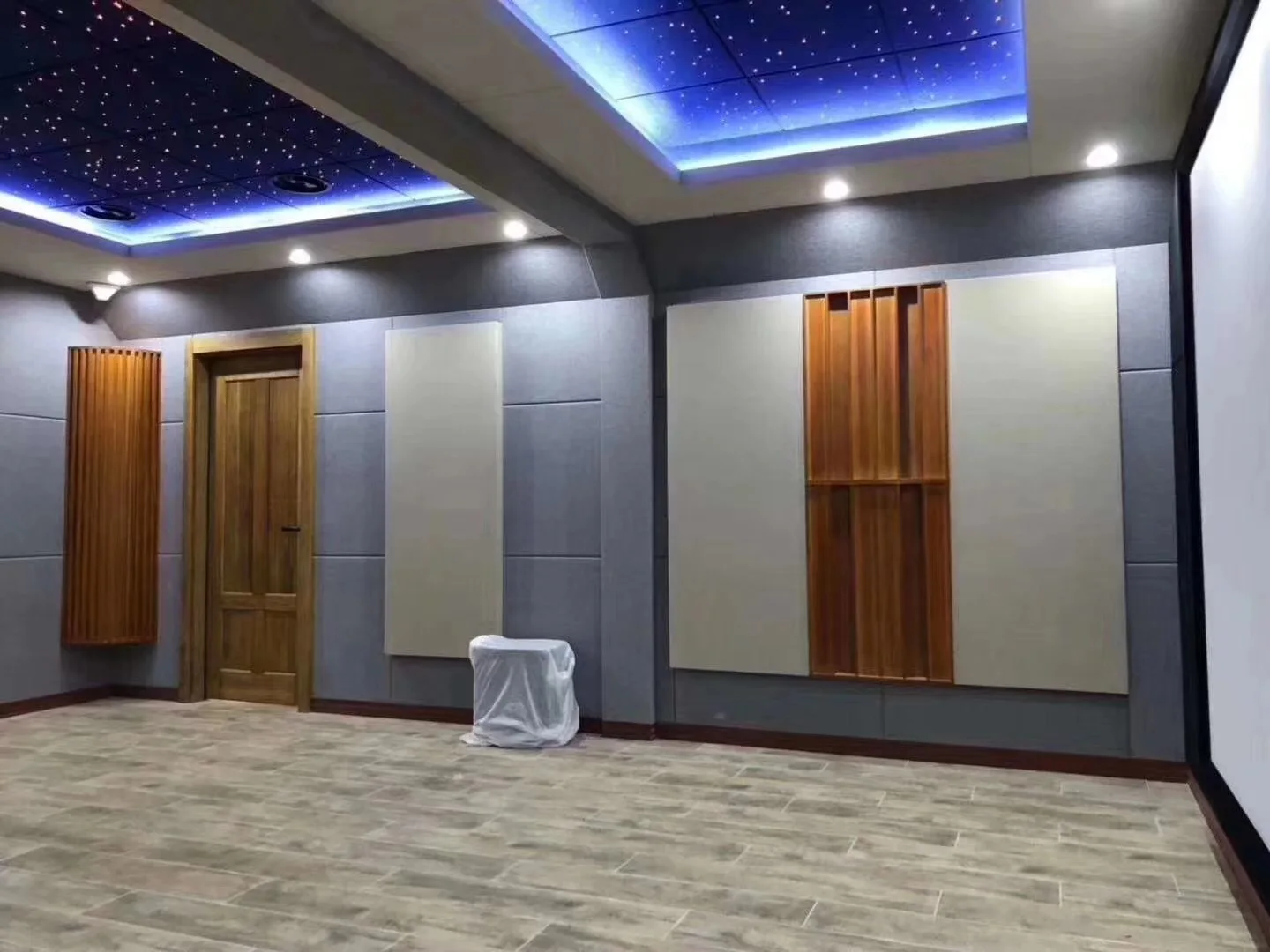 Wood Acoustic Panels - Corner Bass Traps for Audio & Theater