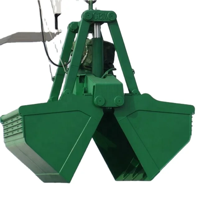 25t Motor Hydraulic Clamshell Grab Bucket with Remote Control Grab