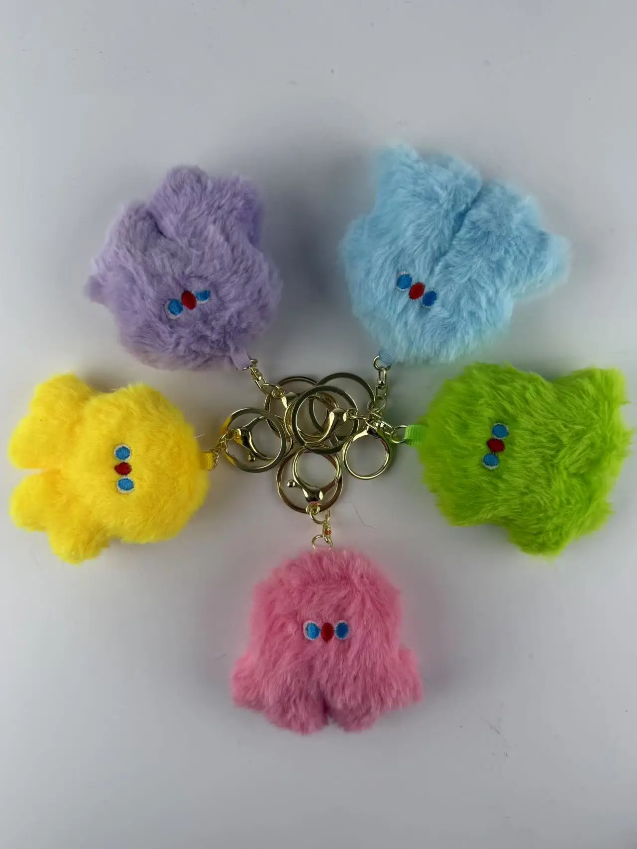 Porte-clés En Peluche Labubu Style Chaton - Mignon, Doux Et Parfait Pour Décorer Tes Clés Ou Ton Sac à Dos !