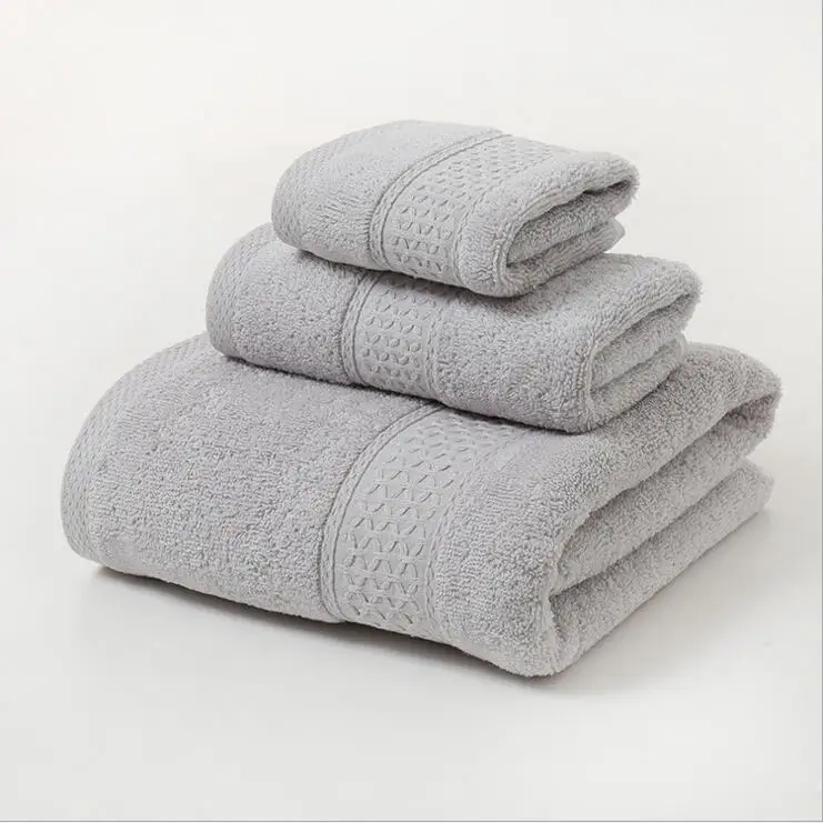 Towel Set: Hand Towel (35*75cm) + Bath Towel (70*140cm), Soft & Absorbent  Towels For Home Use