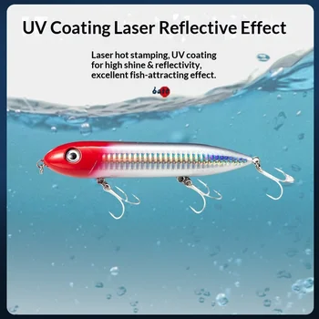 125mm/265g Long-Distance Lure Floating Pencil Lifelike Fish Surface Artificial Hard Bait Stainless Steel Hooks Factory Wholesale – Pencil – view 4