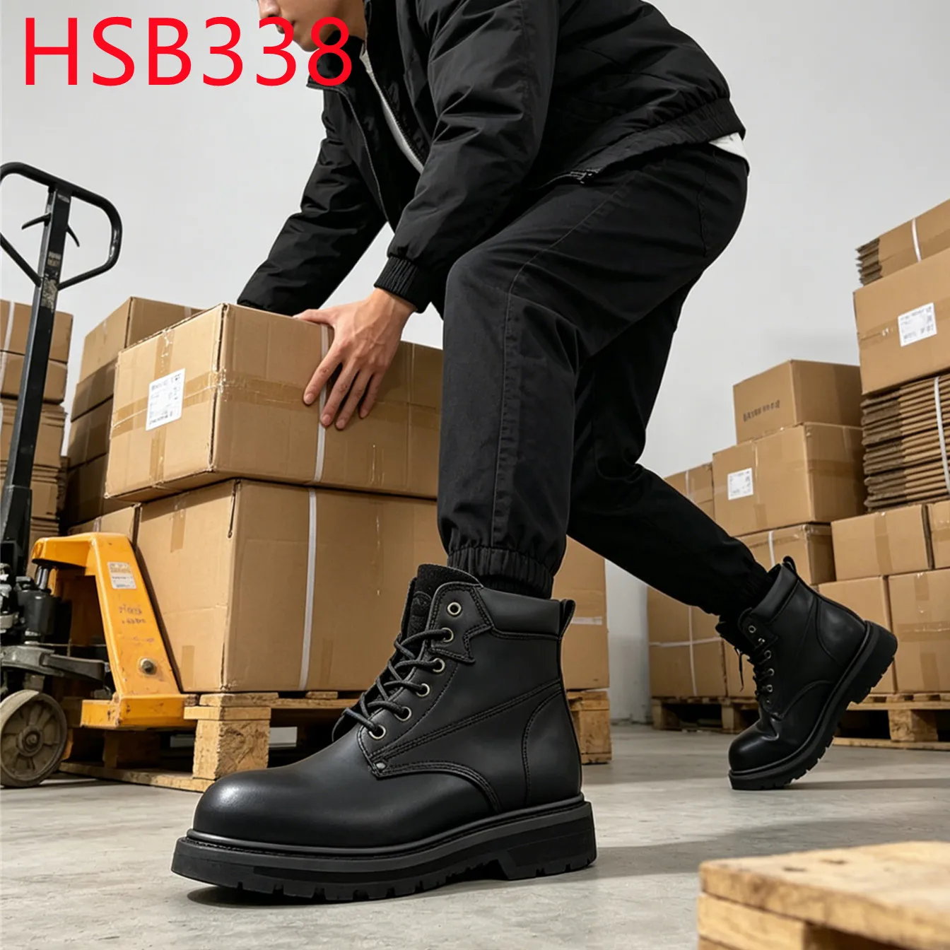 YYR,Forklift Operation EVA+Goodyear Rubber Outsole Security Footwear Demanding Work Anti-hit&puncture Safety Boots HSB338
