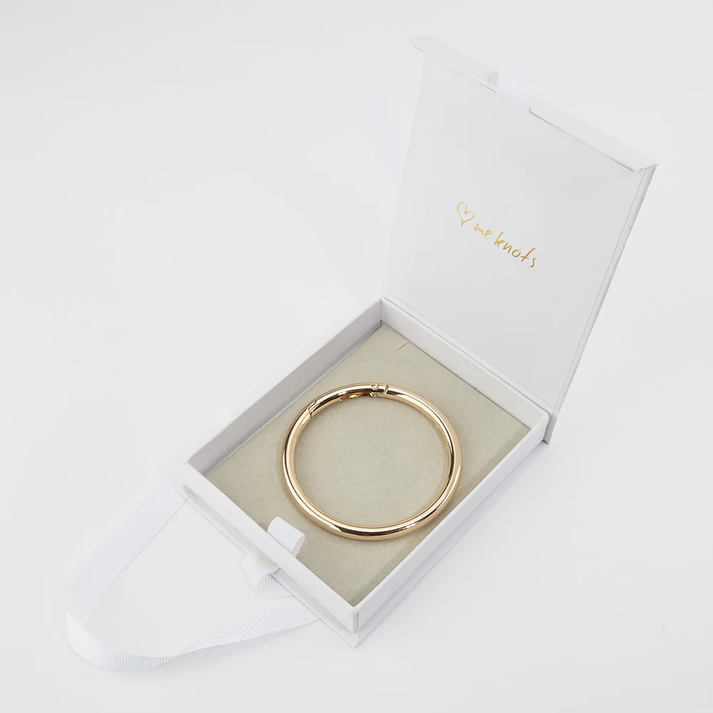 Caja de Anillo de Lujo para Niñas | Estuche de Acrílico Personalizado para Joyas | Embalaje Portátil de Nueva Llegada, Venta al por Mayor