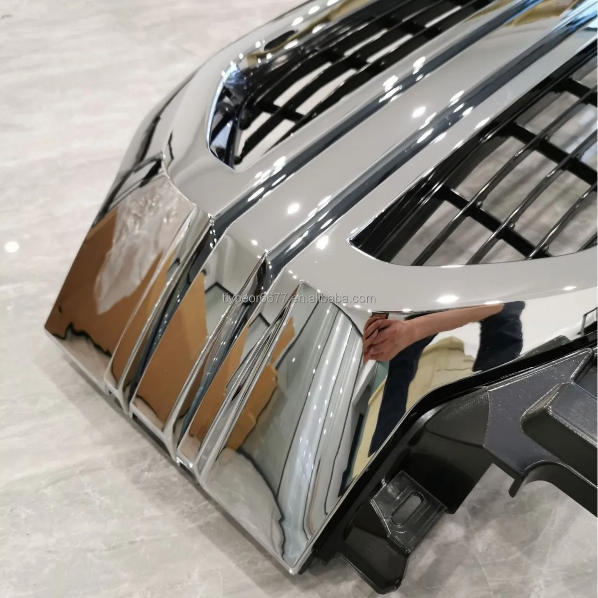 product tiypeor front grille for ford f 150 2021 2022  front grille chrome plating engine hood  front bumper upper grille-4