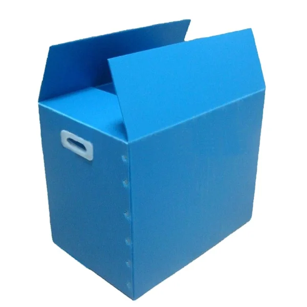 corrugated plastic crates moving box foldable