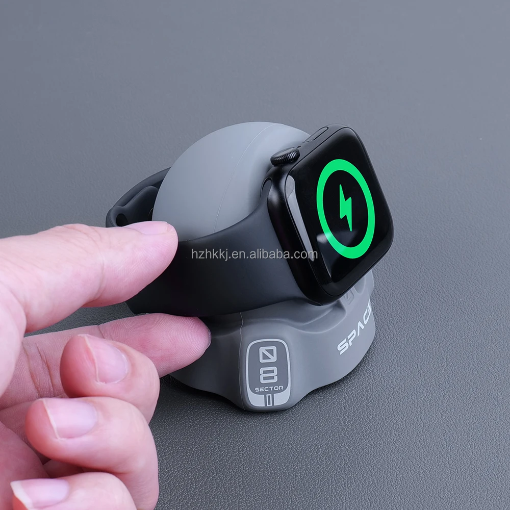 New Innovation Space Design Silicone Watch Charging Holder Desktop