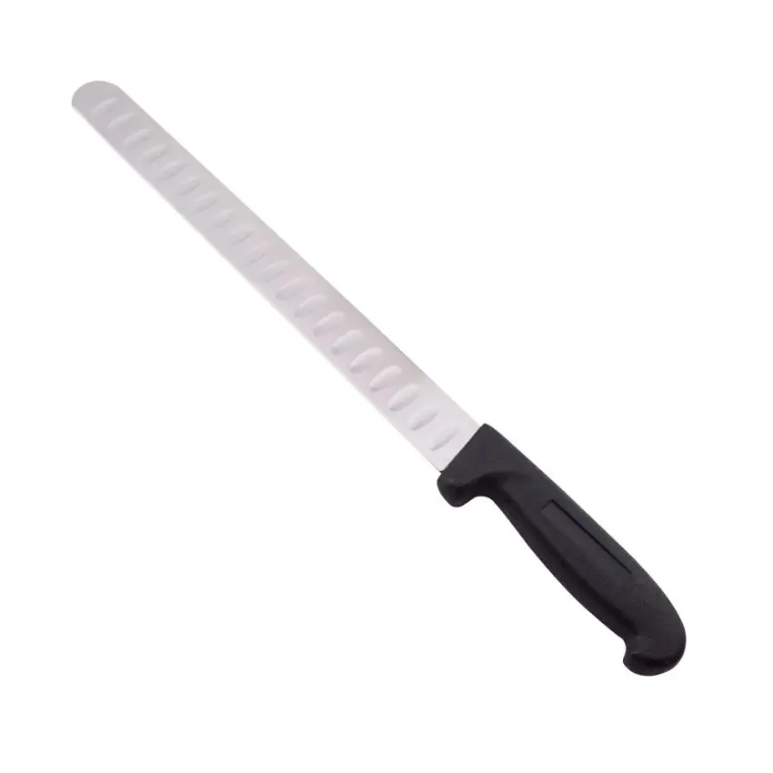 12 Inch Ultra Sharp Stainless Steel Ham Knife Ergonomic Design - Best for Slicing Roasts, Meats