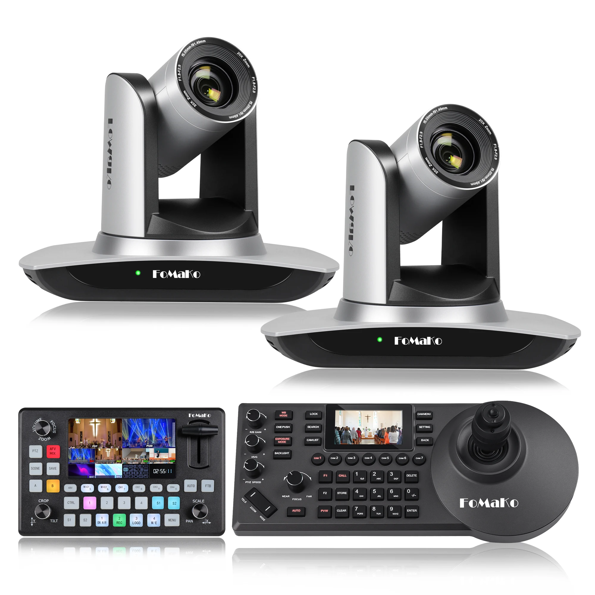 FoMaKo BH440 FMK12UH PRO(20X) HDMI AIトラックPTZカメラ (PTZ 