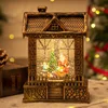Retro house-elderly-children