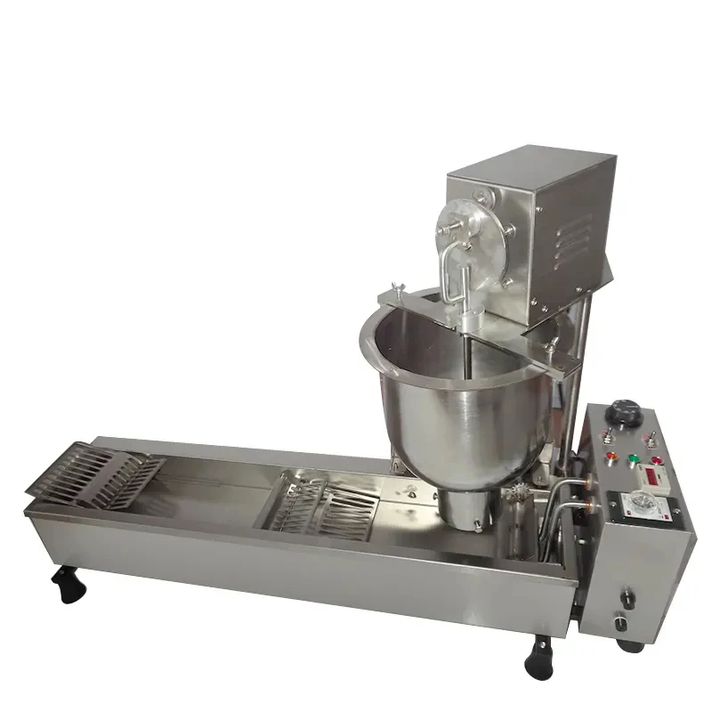 Donut Making Machine Automatic Waterproof Mini Stainless Steel Doughnut Making Electric Donut Making Machine for Snacks