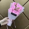 9 bouquets pink