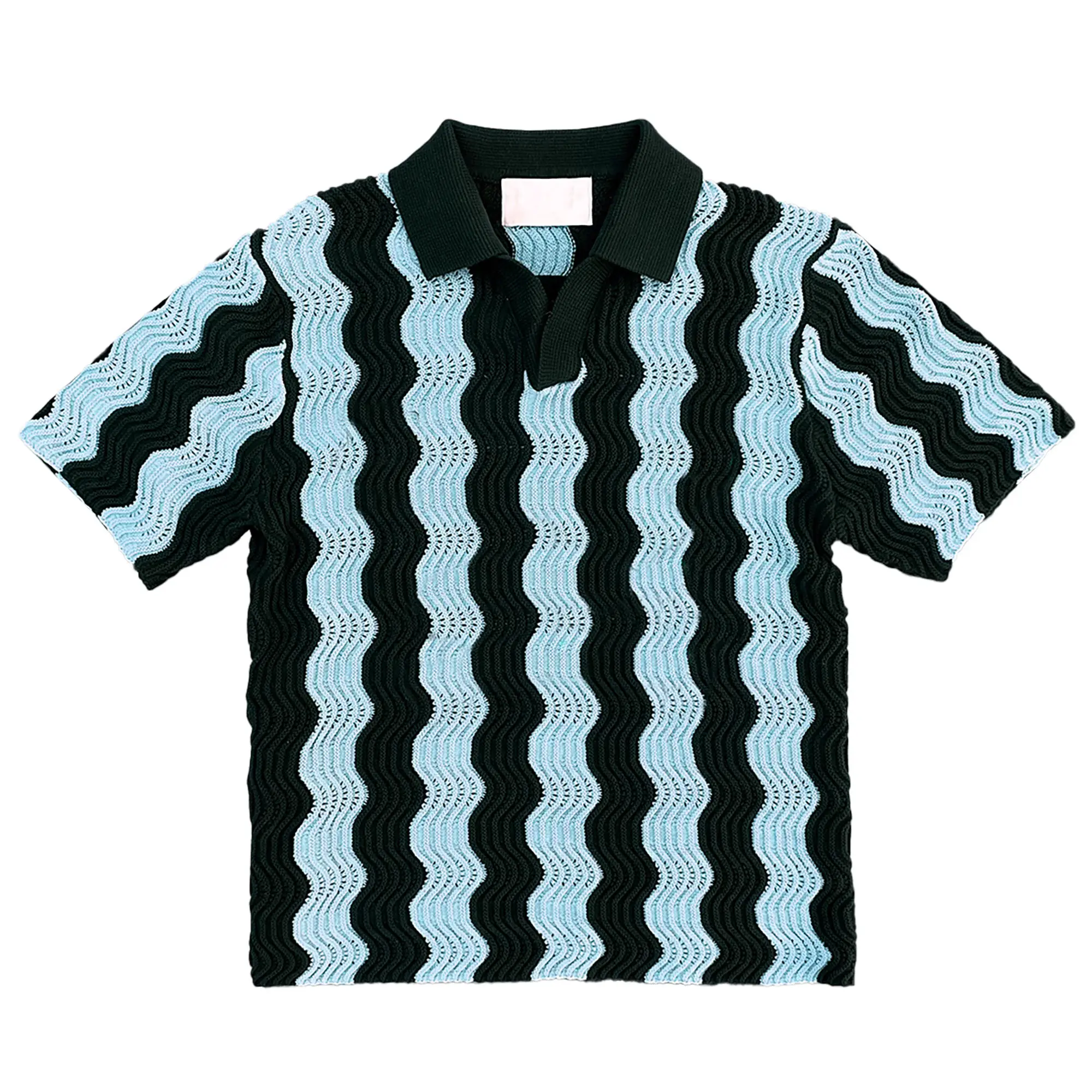 Custom Mesh Striped Soccer Jersey - Breathable Knit Football T