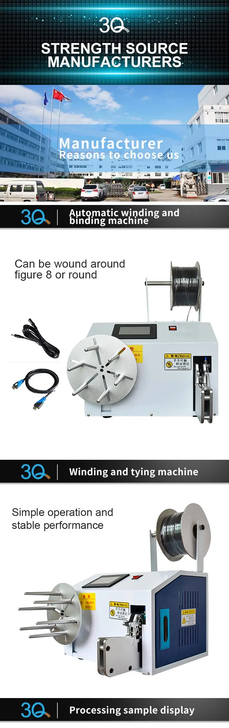 3q Automatic Wire Winding Machine,Wire Binding Machine,Coil Winding