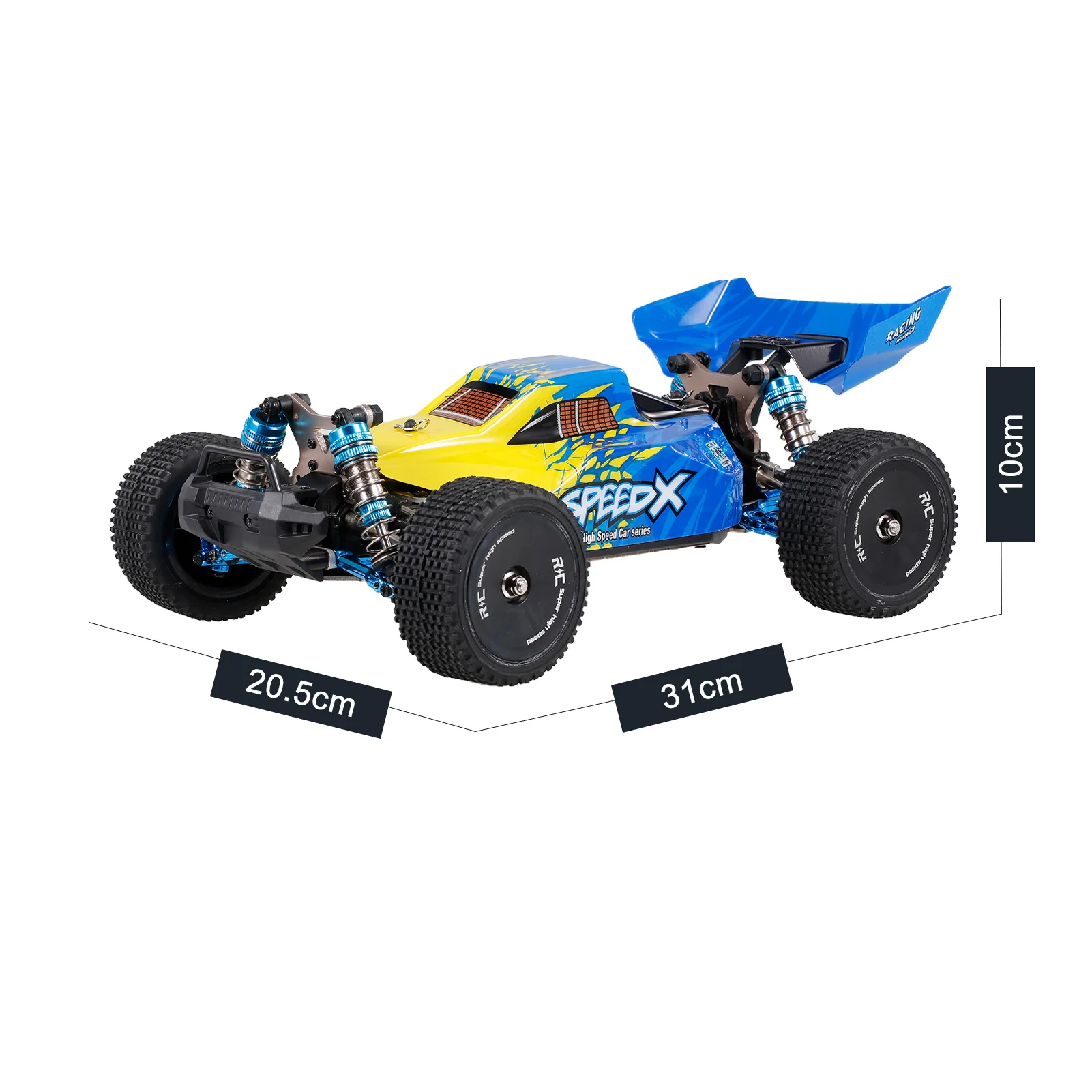 Factory XLF F16 RC Car 1/14 Alloy Frame 2.4Ghz 4WD Off-road Car