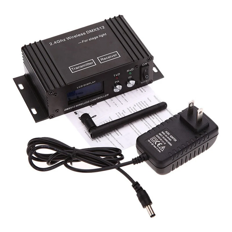 Avaワイヤレス2.4GDMXトランシーバーワイヤレスDMX512トランスミッター