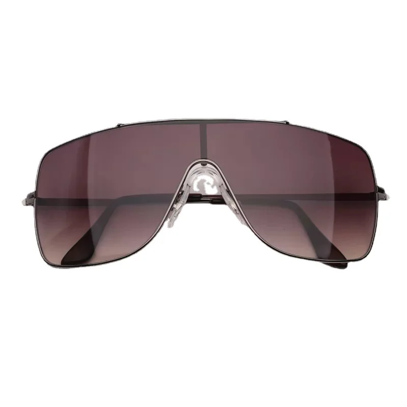 2024 moda de gama alta hombres diseñador de lujo marca aviación MARCO DE Metal gradiente mujeres gafas de sol polarizadas de piloto de gran tamaño