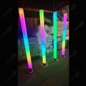 RGB Remote Controlled Plastic Colorful LED Decor Tube Light