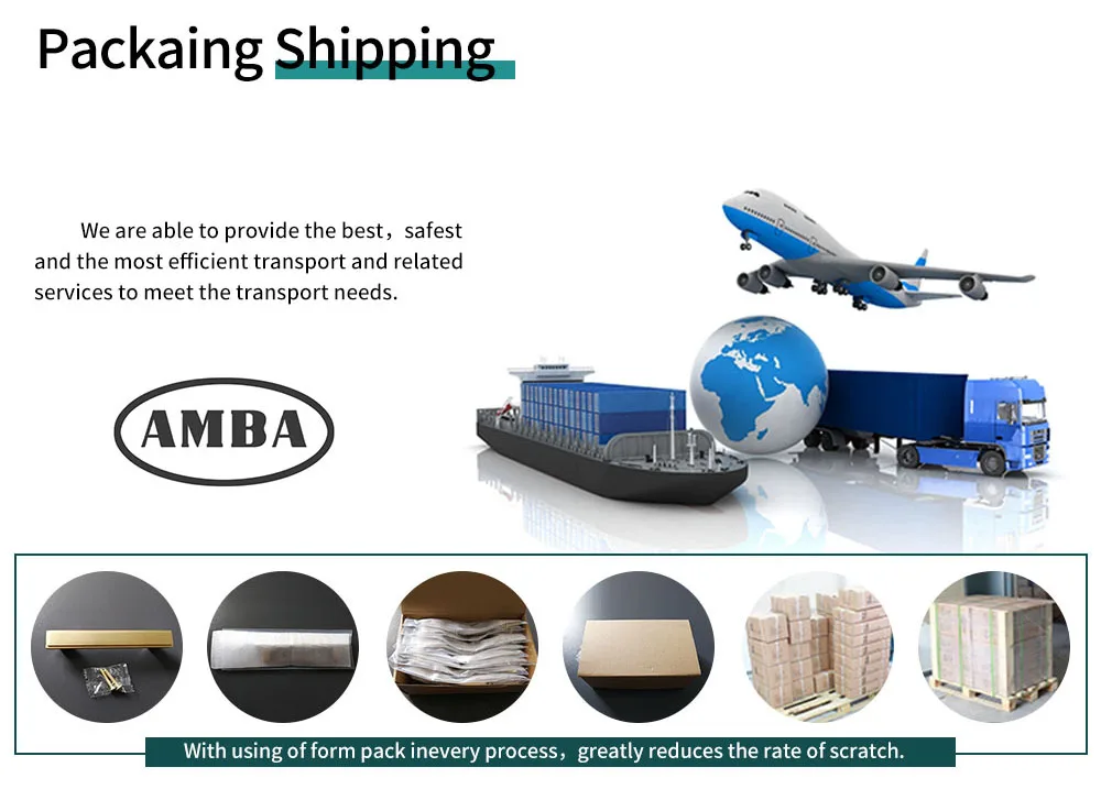 Modern Plastic With Aluminum Pull Handle Black Wardrobe Kitchen