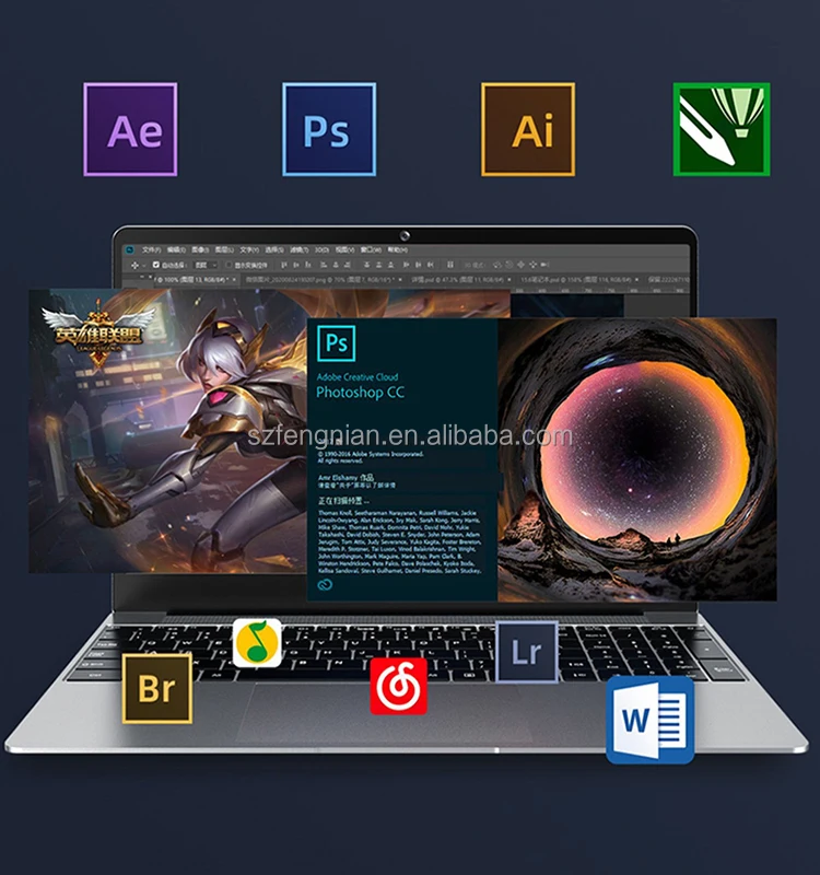 15.6 inch Core i7-6700HQ 3.50GHz laptops 8GB 16GB RAM SSD HDD Win10 oem odm notebook computer pc
