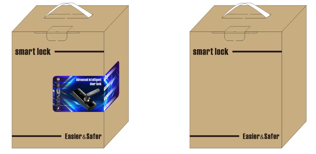 Cerradura электронный Американский ANSI врезной видеозамок со сканером отпечатков