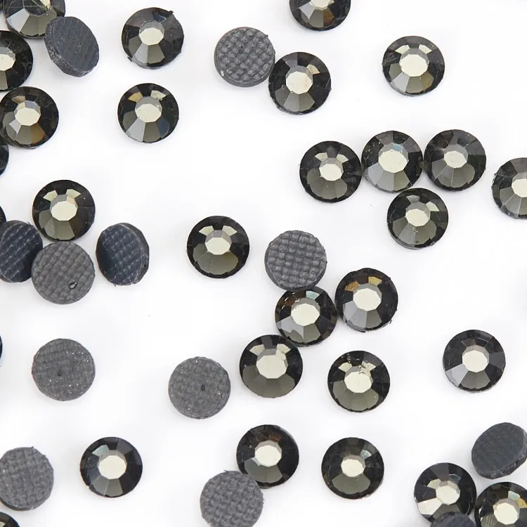 Ss20 Grey Diamond  Dmc Flat Back Hot Fix Rhinestone  DIY