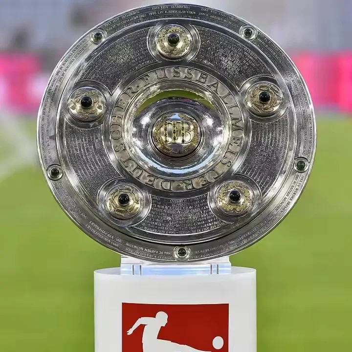 Bundesliga Resin Soccer Trophy Christmas Ornament, Oem - Main Image
