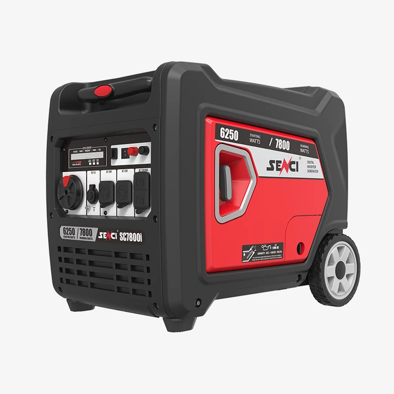 Senci Remote Control 5000w Inverter Generator New Model Digital Gasoline Generator Inverter With ATS 5KW