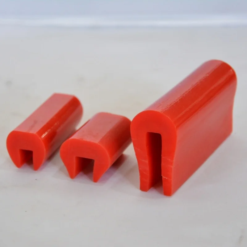 Custom Special-Shaped Polyurethane Components PU Extruded Parts for Industrial Applications with Processing Service Cutting