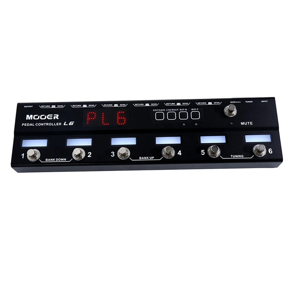 MOOER PCI6 Mkii Pedal Controller - Programmable Loop Switcher