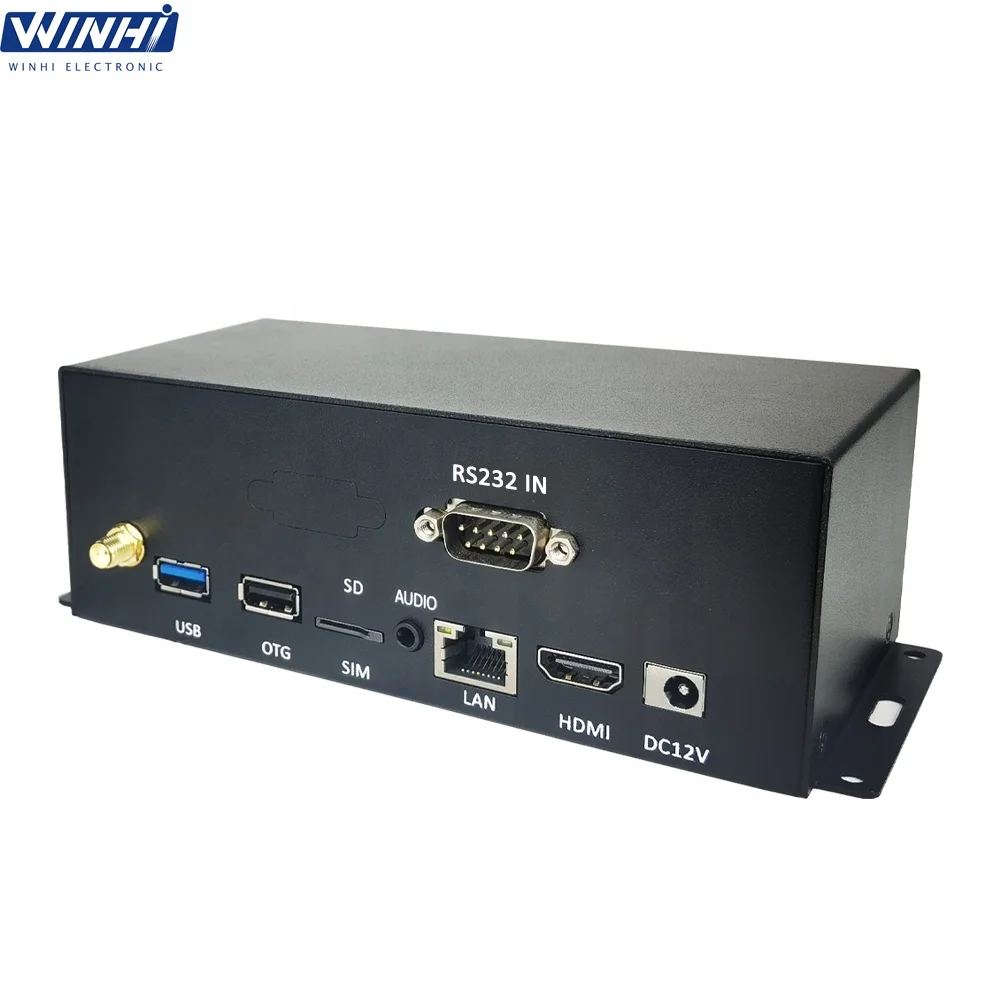 MPC3840 4K UHD Digital Signage Media Player Android 11.0 2+32G RS232 Video Player for Advertising Information Release Box
