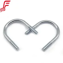 FRST Stainless Steel U-Bolts Zinc U-Shaped Bolt Clamp ANSI ASME Available 20mm 50mm 40mm for Construction Square