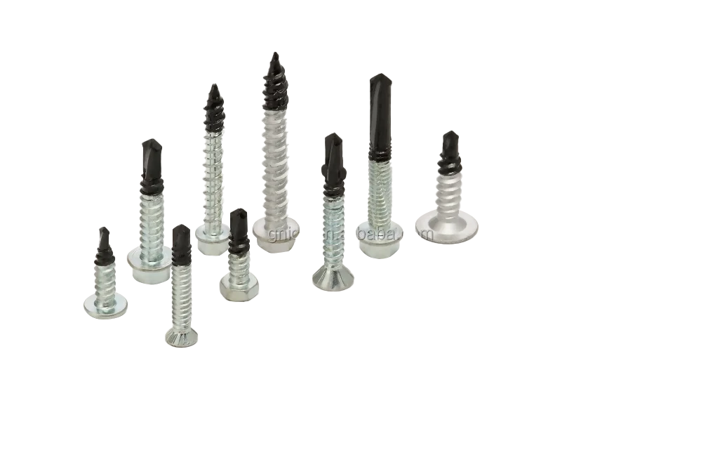 Hex Head Sds Screw Self Drilling Screw With Epdm Rubber Washer Roofing