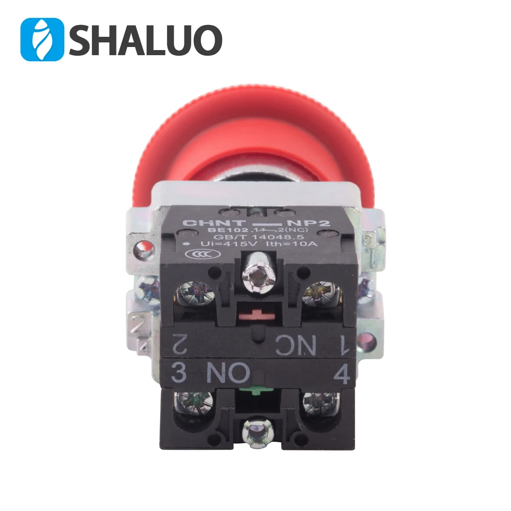 ZB2BS54C Emergency Stop Rotation Reset Normally Open Normally Closed Generator Accessories Emergency Stop Button Switch