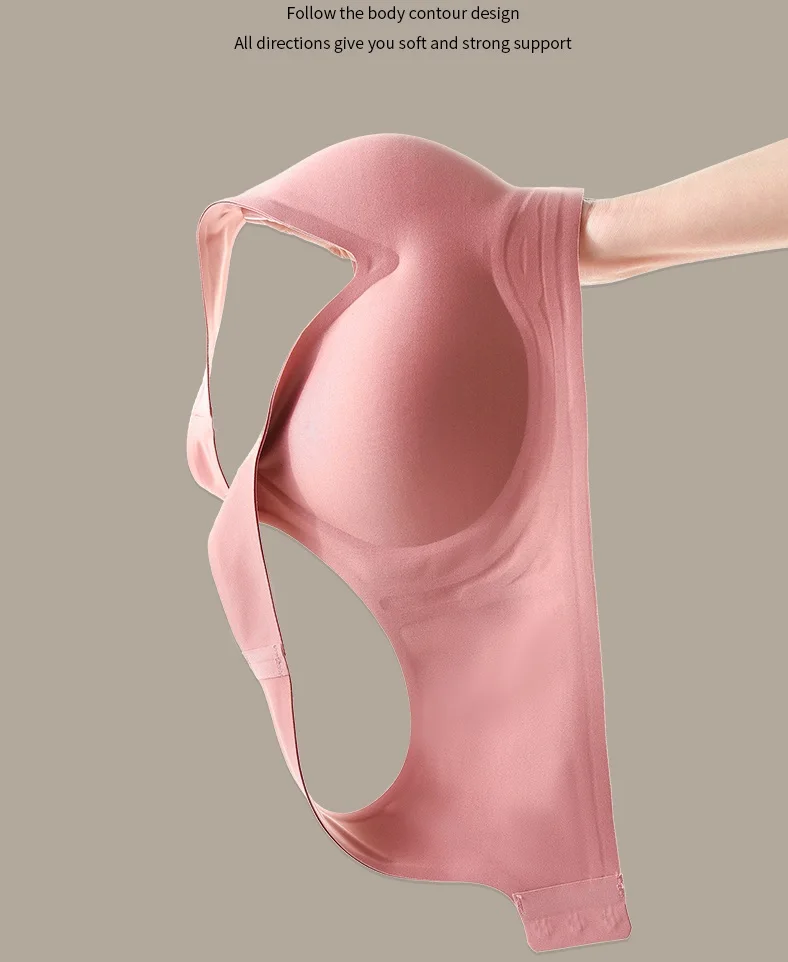Plus-Size Wireless Full-Cup Bra Set (LJ080) product reference view 6