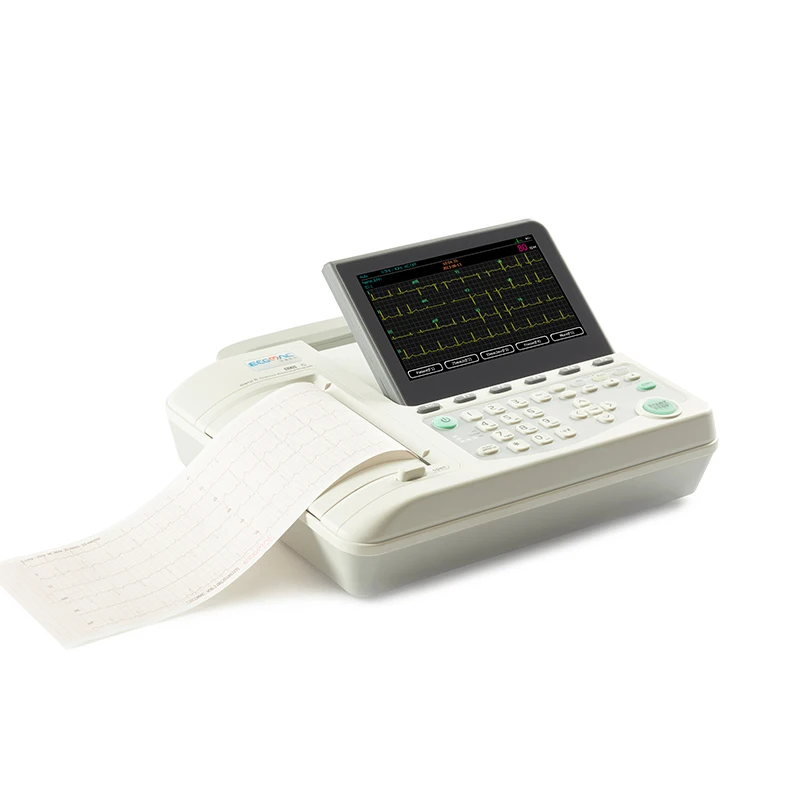 6-канальный ЭКГ машина ecg портативный электрокардиограф/ЭКГ машина CE ISO Сертифицированный