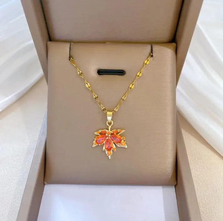 3 Pezzi Vintage: 2 Collane Con Ciondolo Foglia Elfa E 1 Anello In Acciaio Inox – Ispirato Al Signore Degli Anelli, Placcato Oro, Gioiello Fantasy - 5