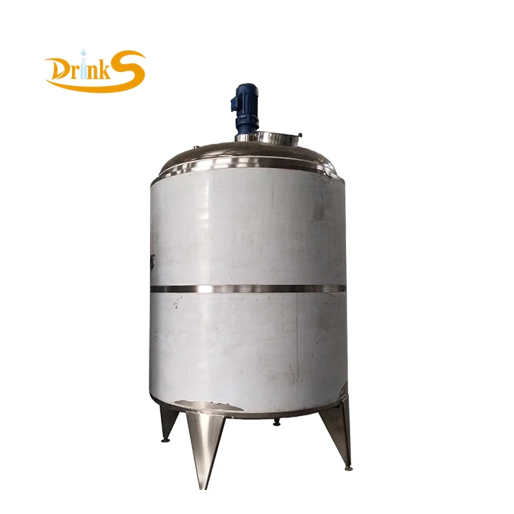 500L-20000L ステンレス製単壁液体混合タンク (2-5mm) 新品