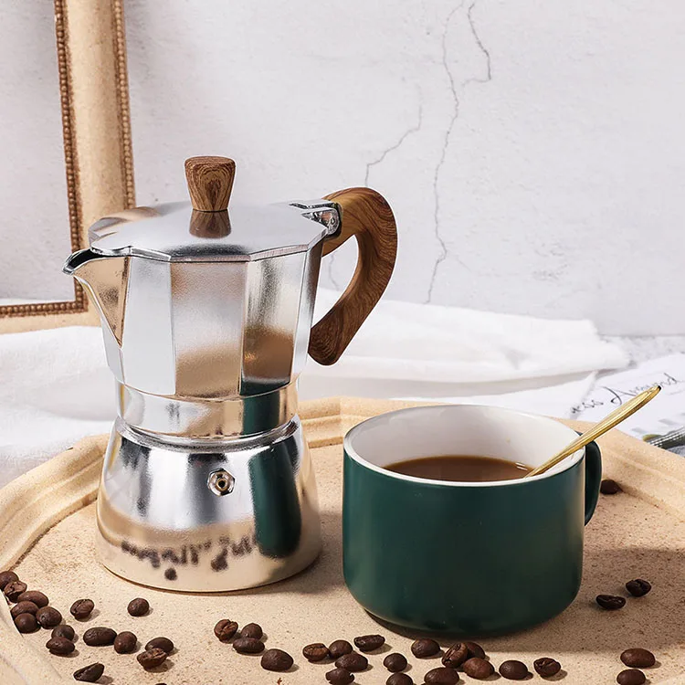 Taza De Café Moka De Aluminio De Primera Calidad,Cafetera Expreso  Moka,Percolador,Café Cubano,Capuchino,Latte - Buy Taza De Café Moka  Olla,Estufa Espresso Maker,De Aluminio De Alta Calidad De Café Moka  Fabricante Product on Alibaba.com