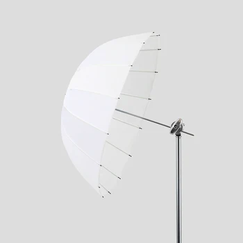 Godox UB-130D 130cm White Parabolic Reflective Transparent Soft Umbrella Studio Light Umbrella with Black Silver Diffuser Cover detail image