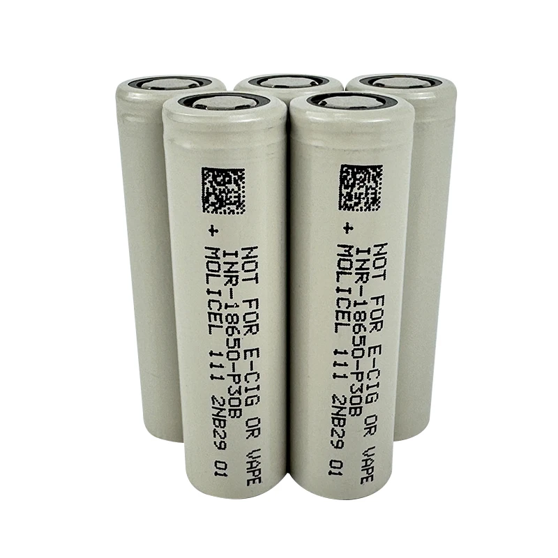 Taiwan Authentic Molicel P30B 3000mAh 30A 36A 3.6V Lithium Ion Battery  Molicel Inr-18650-p30b 18650-p30b 18650 Molicel P30b