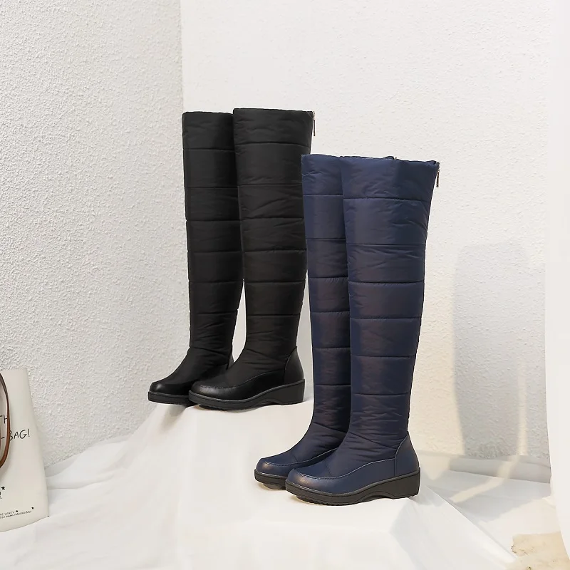 thigh high snow boots