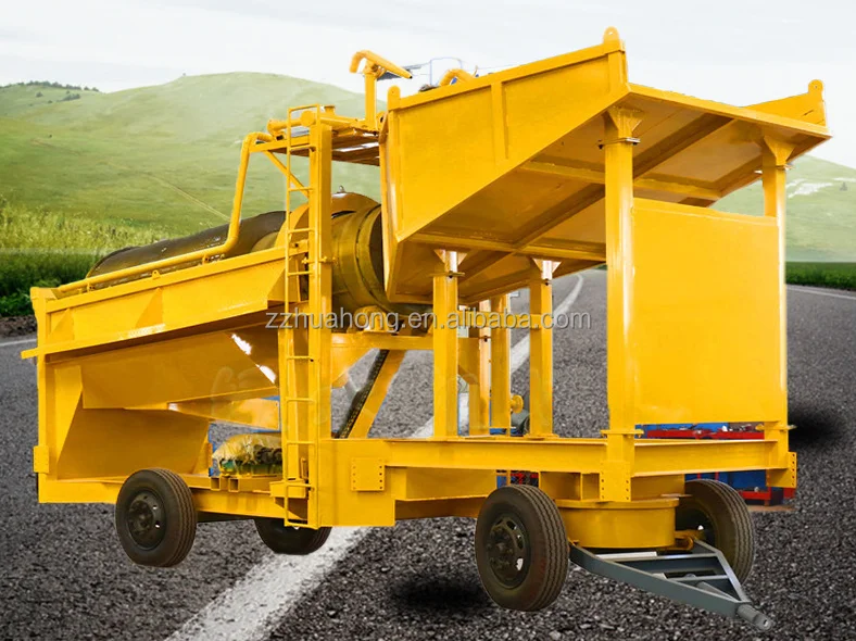 Mini Trommel Gold Washing Plant,Small Scale Gold Wash Plant,Alluvial