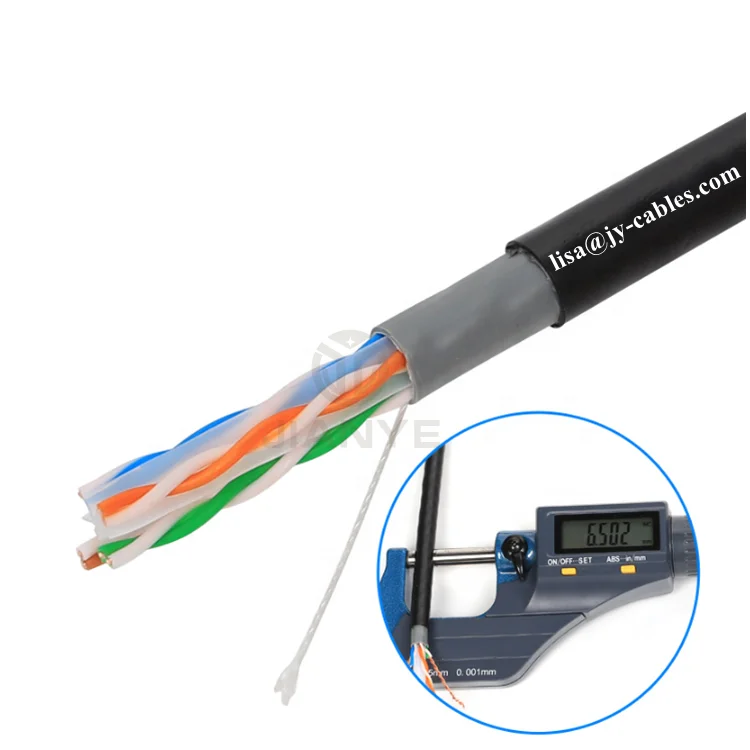 Multi Core UTP STP SFTP CAT6 twist pair multi core cat6 cable Full Copper communication lan cable with CE ISO Approved