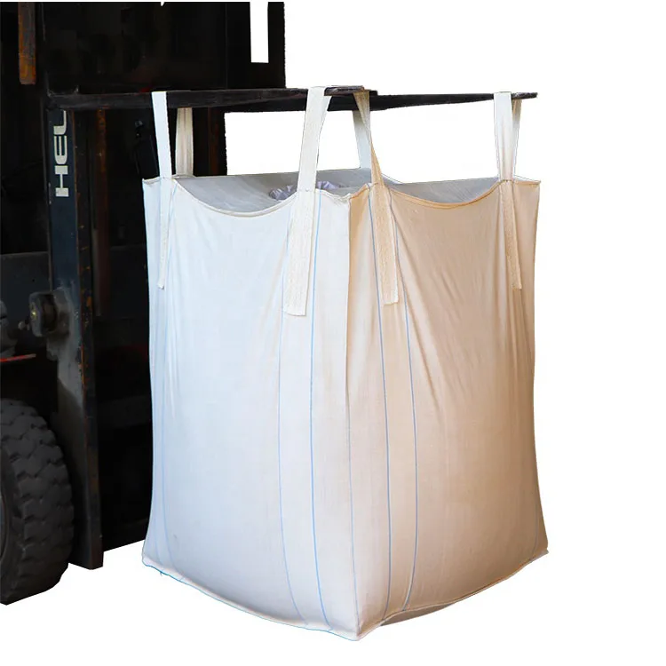 1 Ton pp Woven Bulk Fibc Jumbo Bag Cement Ton Pack Price 20ft Container Flexible Bag Plastic Bags for Firewood 1 Ton Vented