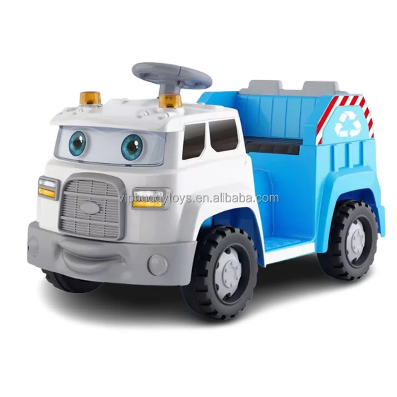 Unisex Kids Electric Toy Car Ride-on Garbage Truck