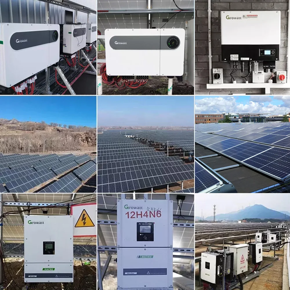 Growatt 4kw 5kw 6kw 7kw 8kw 10kw Hybrid Solar Inverter 3 Phase With ...