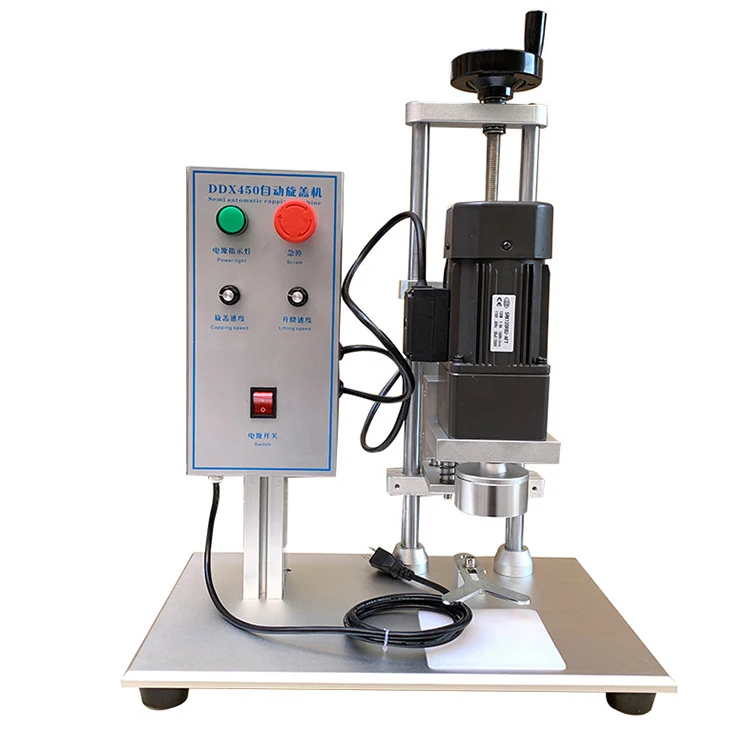 Semi Automatic Table Top Small Dropper Bottle Capping Machine for Essential Oil Eye Drop